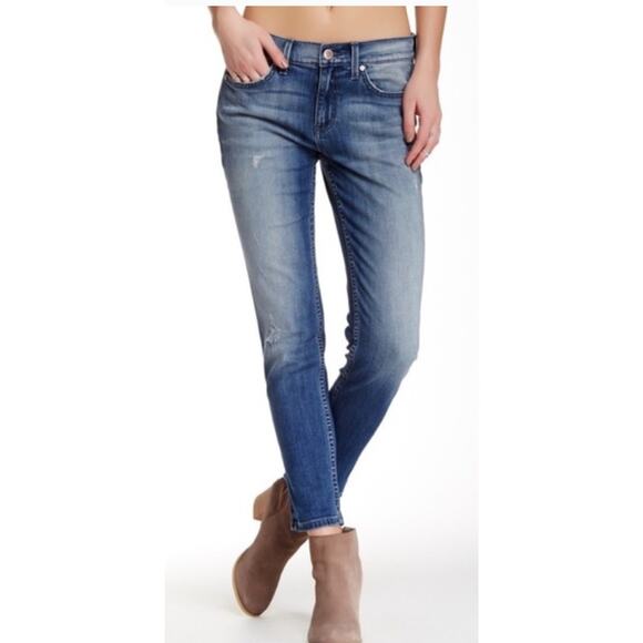 Level 99 Jeans Womens 29 Blue Denim Sienna Tomboy in Jenner Anthropologie - Picture 1 of 9